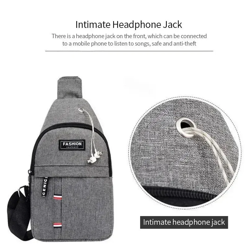 Trendy Lightweight Crossbody Bag for Men