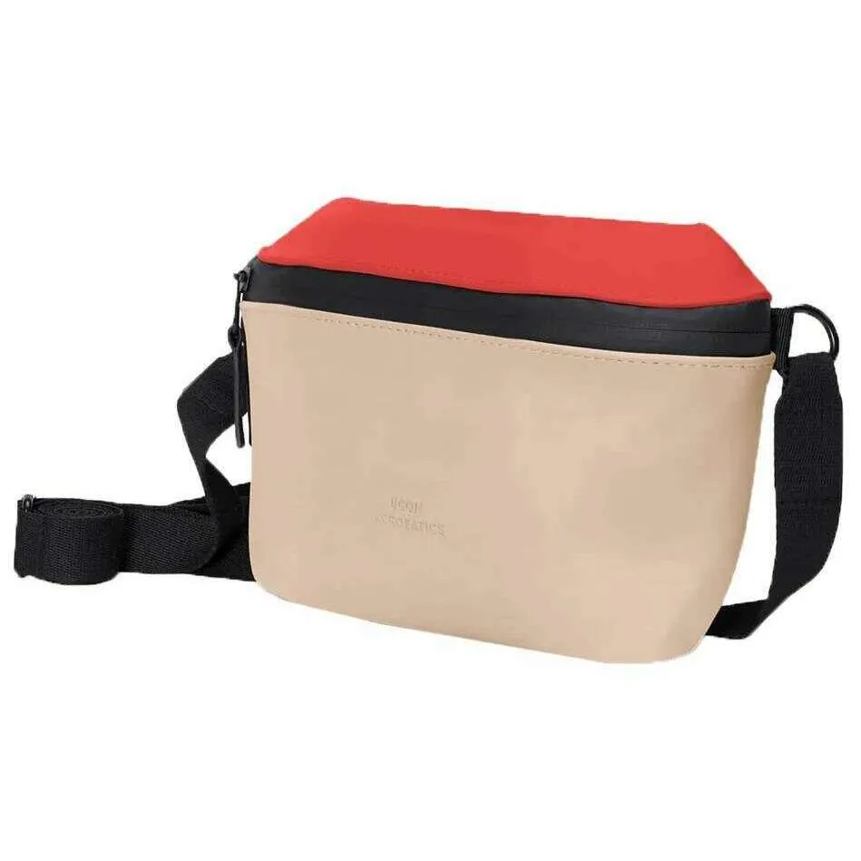 Ucon Acrobatics Lotus Jona Large Crossbody Bag - Red/Light Almond Cream
