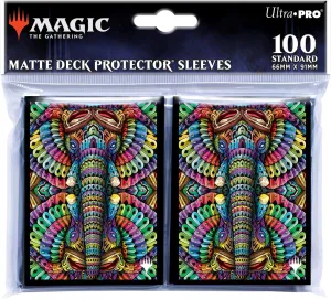 Ultra Pro - The Lost Caverns of Ixalan 100ct Deck Protector® Sleeves Quintorius Kand for Magic: The Gathering, Protect MTG Cards from Scuffs & Scratches, Standard Size Card Sleeve Protector