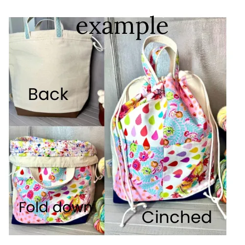 Untamed Patchwork Project Bag-L