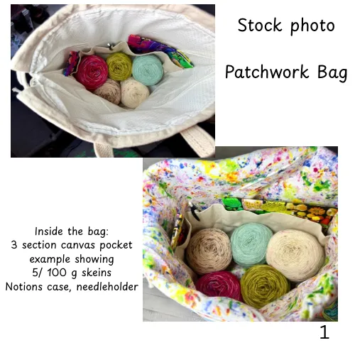 Untamed Patchwork Project Bag-L