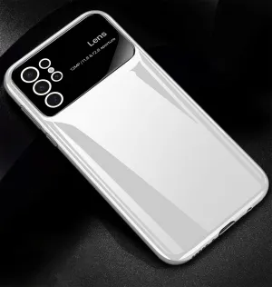 Vaku® Samsung Galaxy S23 Ultra Polarized Large Window Glass Camera Protector Dual Layer Shockproof Back Cover