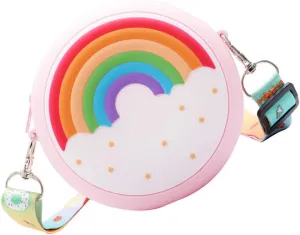 VALICLUD Cute Girls Rainbow Shoulder Bag Little Girls Phone Shoulder Purse Crossbody Bag Coin Purse