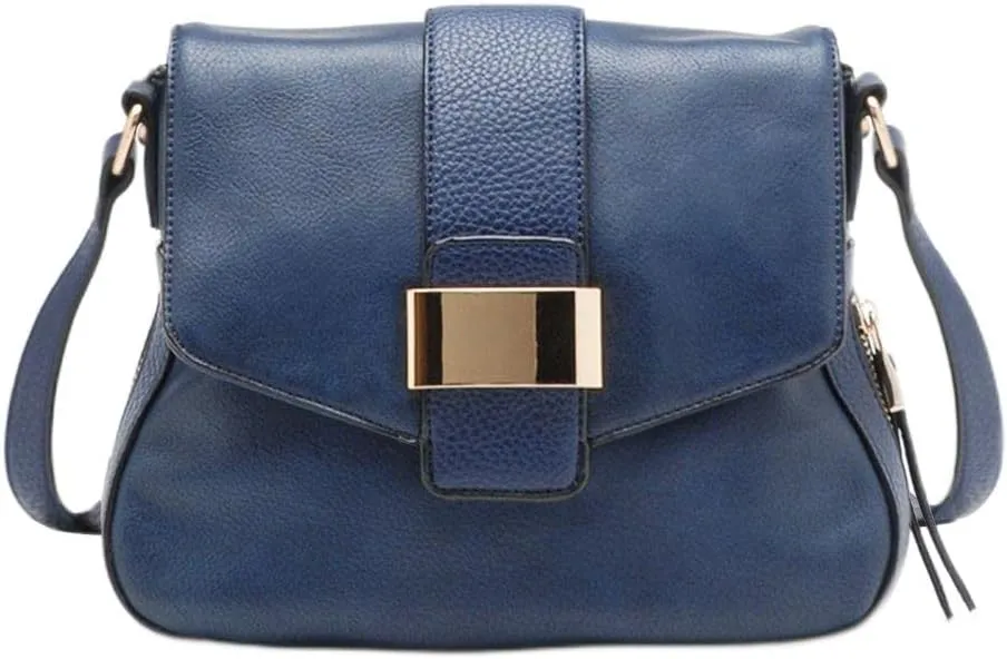 Valyne Rectangular Metal Crossbody Shoulder Handbag