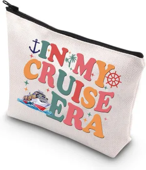 VAMSII Cruise Lover Makeup Bag Cruise Travel Gift In My Cruise Cosmetic Bag Cruise Trip Gift (Cruise)