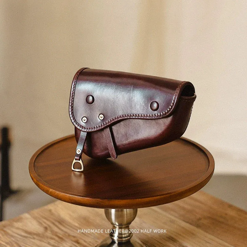 Vegetable-Tanned Leather Saddlebag
