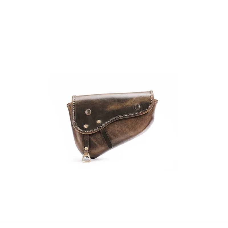 Vegetable-Tanned Leather Saddlebag