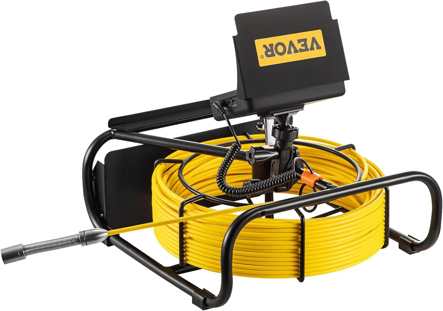 VEVOR Sewer Camera, 164ft/50M 4.3" Pipe Drain Inspection Camera with DVR Function & Snake Cable, Waterproof IP68 Borescope w/LED Lights, Industrial Endoscope for Home Wall Duct Drain Pipe Plumbing