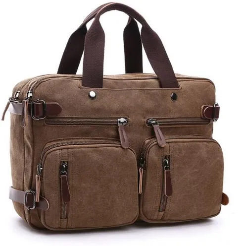 Vintage Canvas Laptop Bag