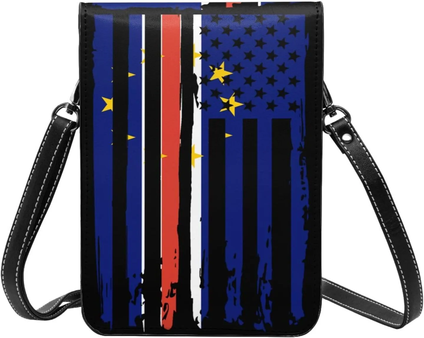 Vintage Chileans Chile America Flag Striped Patterns Small Crossbody Purse Cell Phone Bag for Women