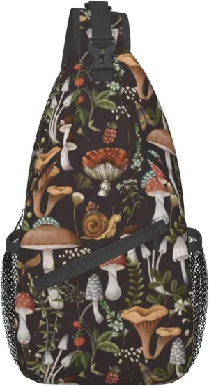 Vintage Elephant Sling Backpack Unisex Crossbody Chest Bag Shoulder Chest Bag For Women Men Hiking Travel