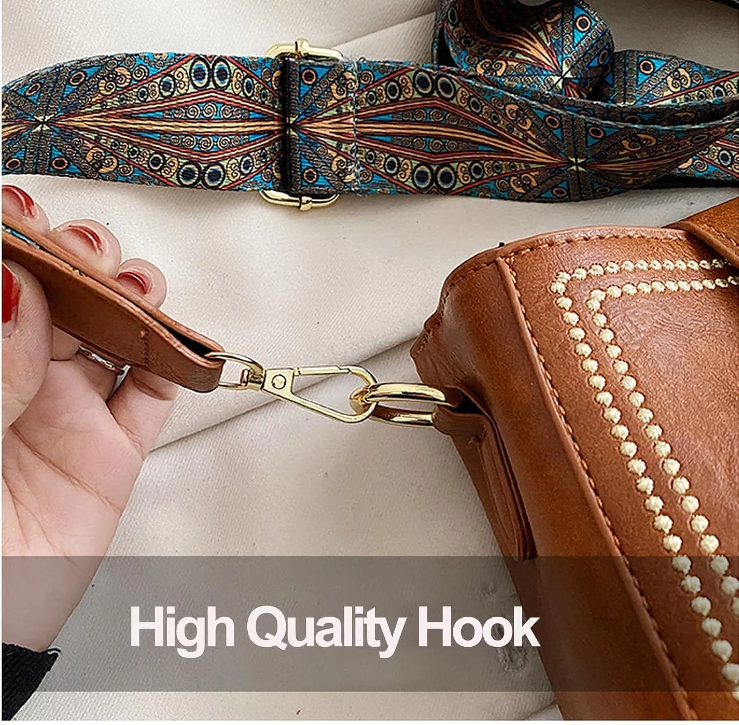 Vintage Fashion Bag with Adjustable Wider Shoulder Strap,Vintage Fashion Crossbody Bag,Vintage Retro Small Water Bucket Bag