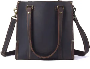 Vintage Handmade Mad Horse Pitote Bag Shoulder Crossbody Tote Bag