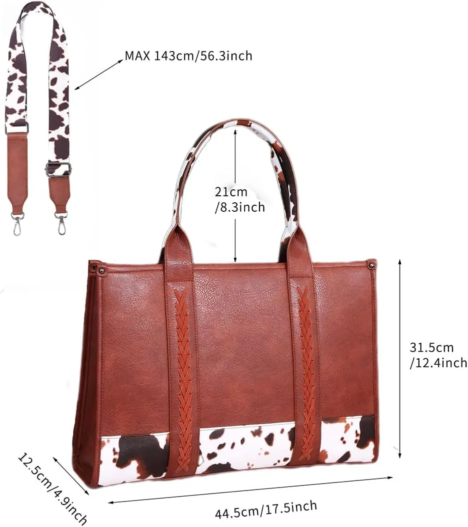 Vintage Printed Ladies Shoulder Bag & Leather Tote Crossbody Women's Bag