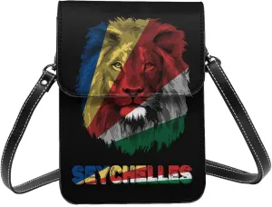 Vintage Vatican Flag Lion Head Small Crossbody Purse Cell Phone Bag for Women
