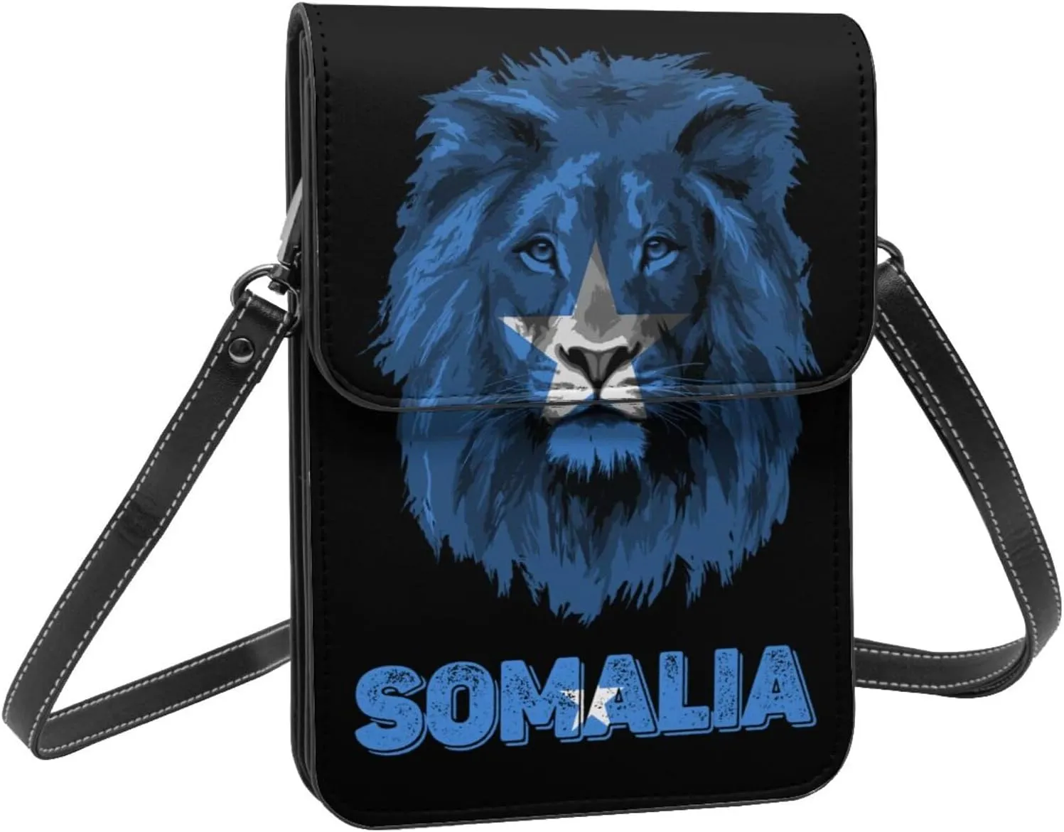 Vintage Vatican Flag Lion Head Small Crossbody Purse Cell Phone Bag for Women