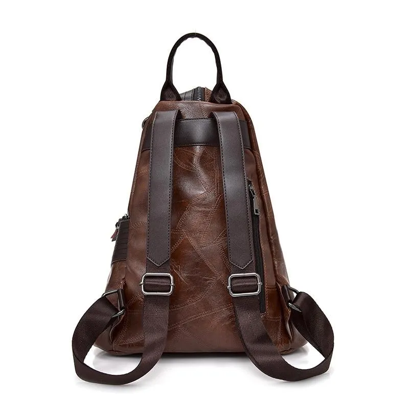 Vintage Women Antitheft Backpack