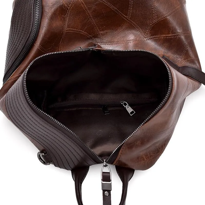 Vintage Women Antitheft Backpack