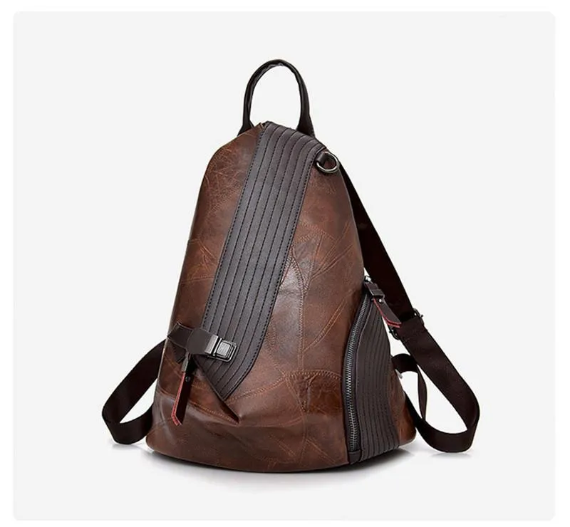 Vintage Women Antitheft Backpack