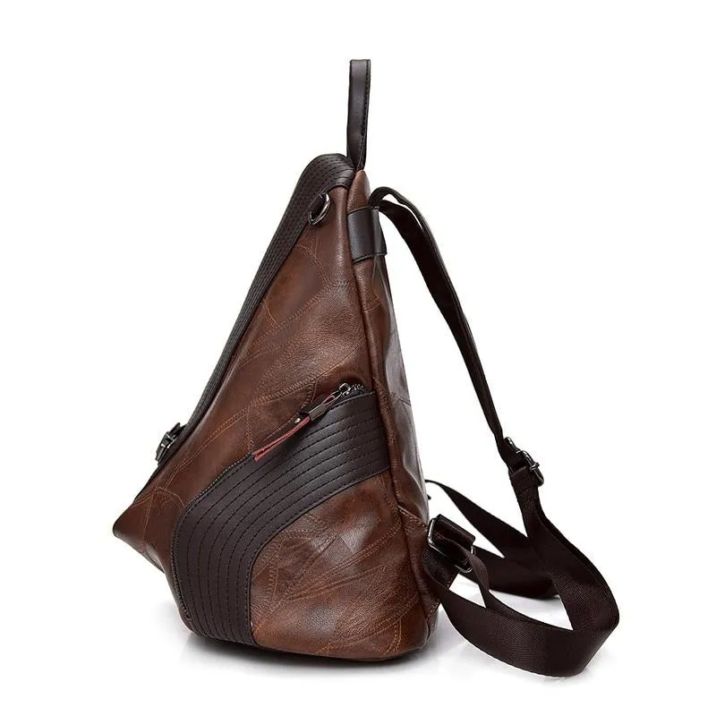 Vintage Women Antitheft Backpack