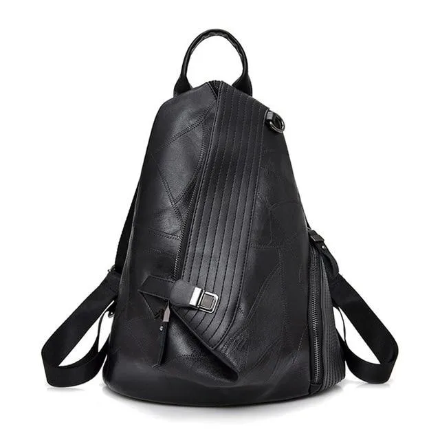 Vintage Women Antitheft Backpack