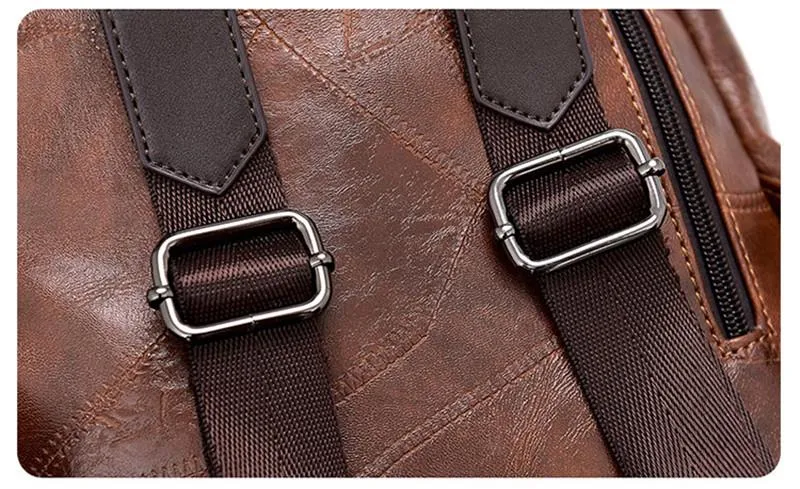 Vintage Women Antitheft Backpack