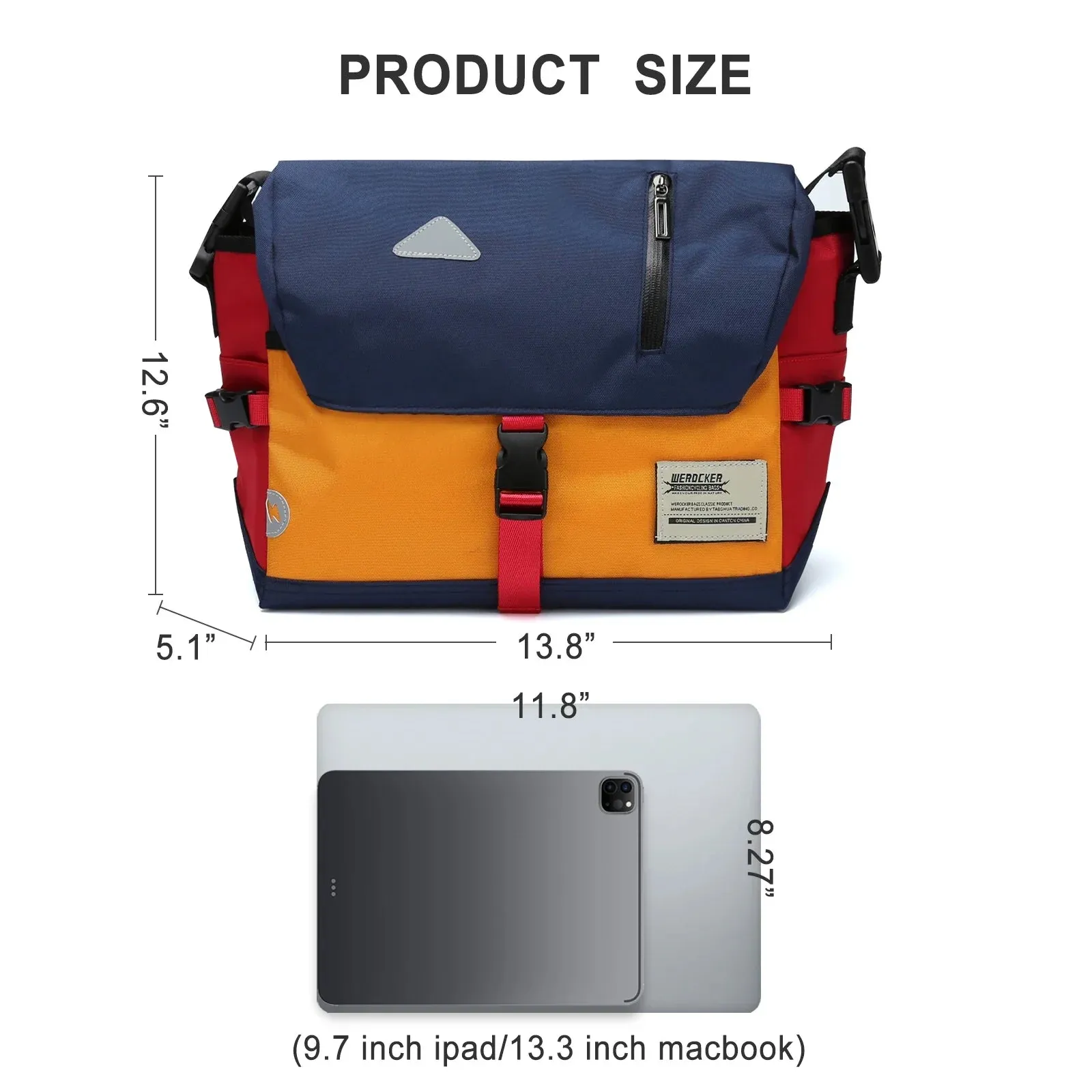 Water Resistant Canvas Messenger Bag