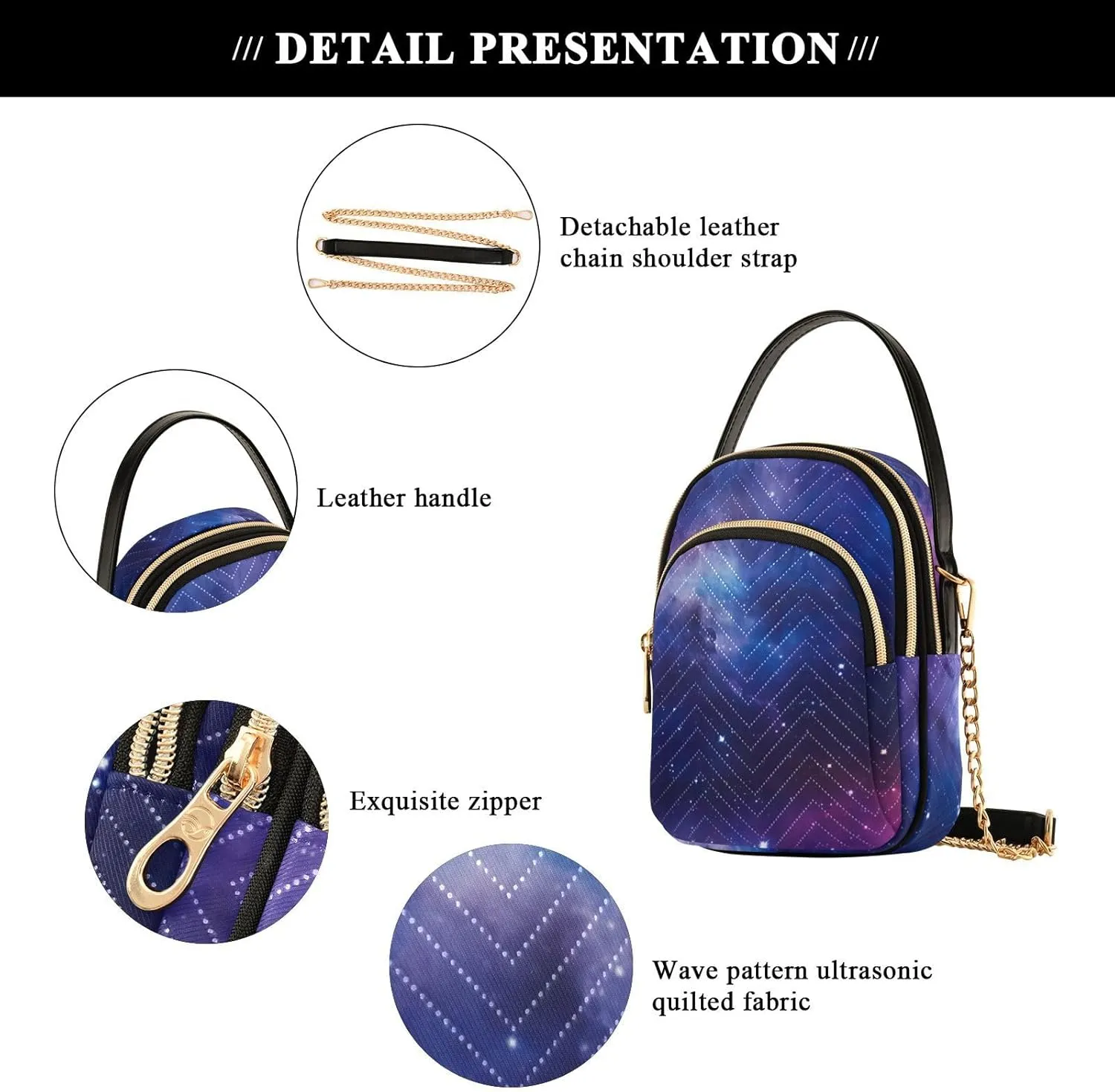 Watercolor Pumpkins Crossbody Shoulder Purse, Women’s Crossbody, Crossbody Bag for Women