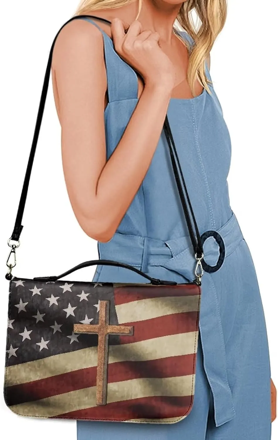 Waterproof Bible Case Bible Covers for Women Crossbody Bag Large Size Bible Protective Size M-2XL