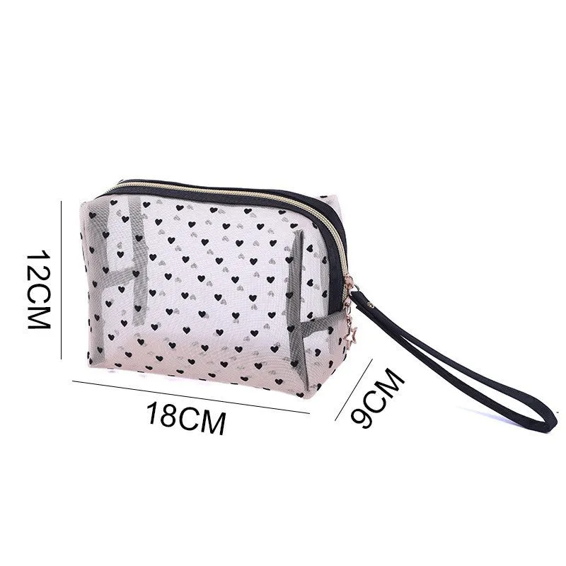 Waterproof Buggy Love Flocking Mesh Transparent Lock