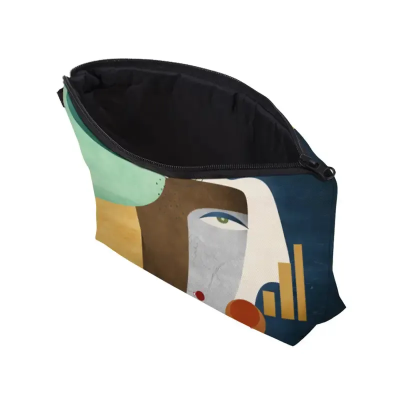 Waterproof Makeup Bag for Women - Roomy Travel Toiletry Bag with Fashionable Design