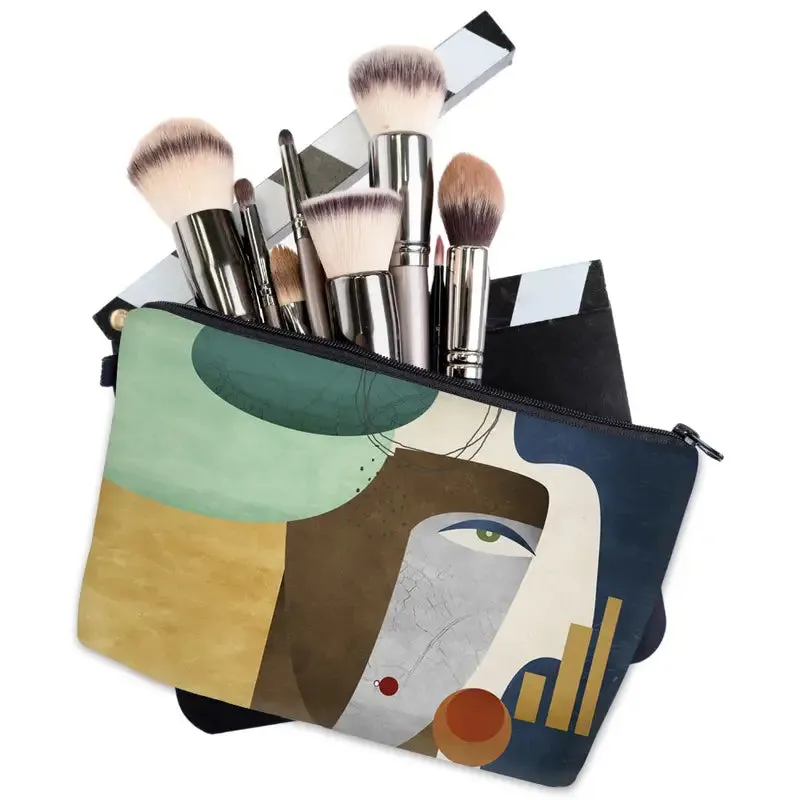 Waterproof Makeup Bag for Women - Roomy Travel Toiletry Bag with Fashionable Design
