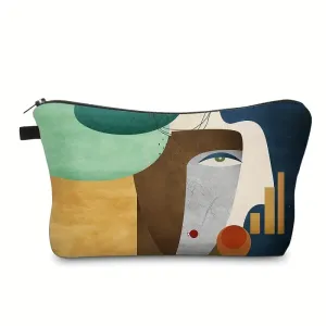 Waterproof Makeup Bag for Women - Roomy Travel Toiletry Bag with Fashionable Design