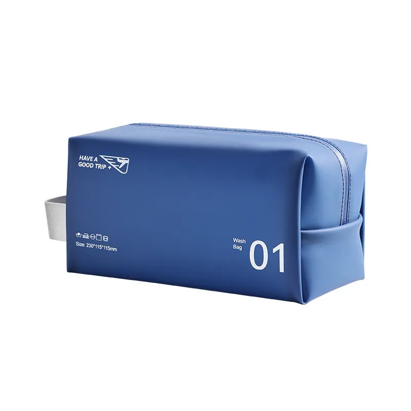 Waterproof Wash Solid Color Storage Large Capacity Cosmetic Bags