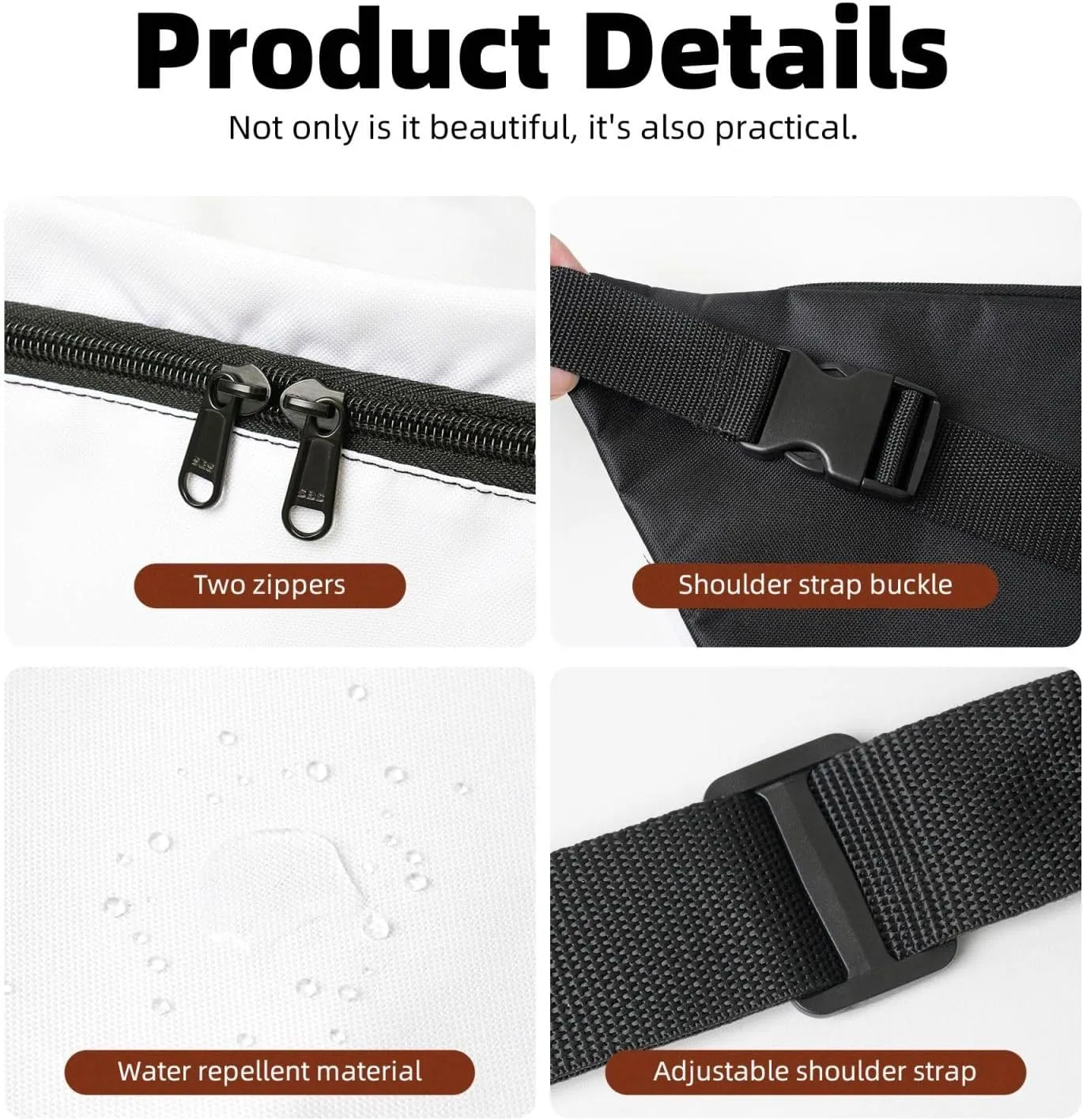 Western Large Fanny Pack for Men Women, Fashionable Waterproof Sports Crossbody Bags, Belt Bag for Travel Hiking Running (Aztec)