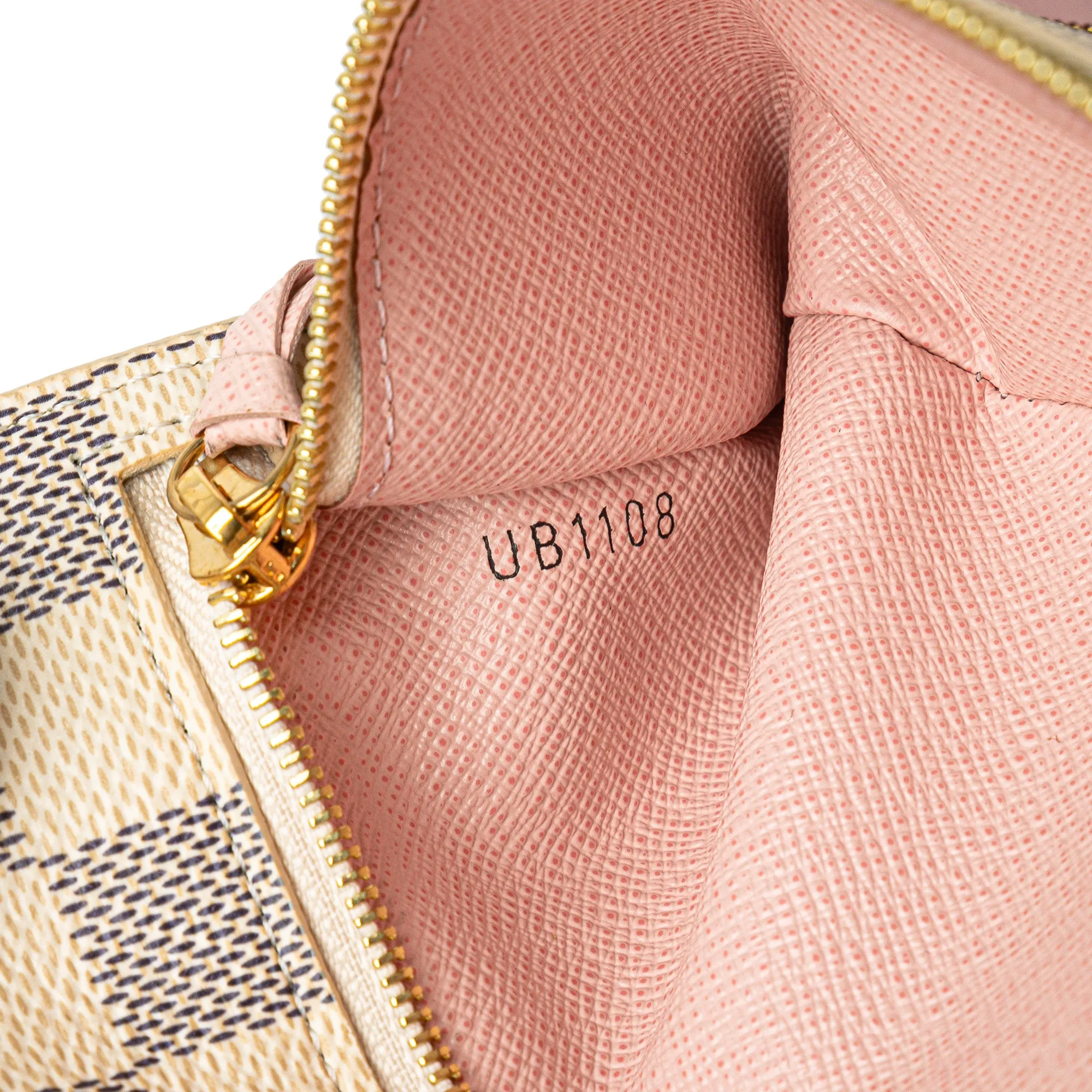 White Louis Vuitton Damier Azur Summer Trunks Pochette Weekend Crossbody Bag