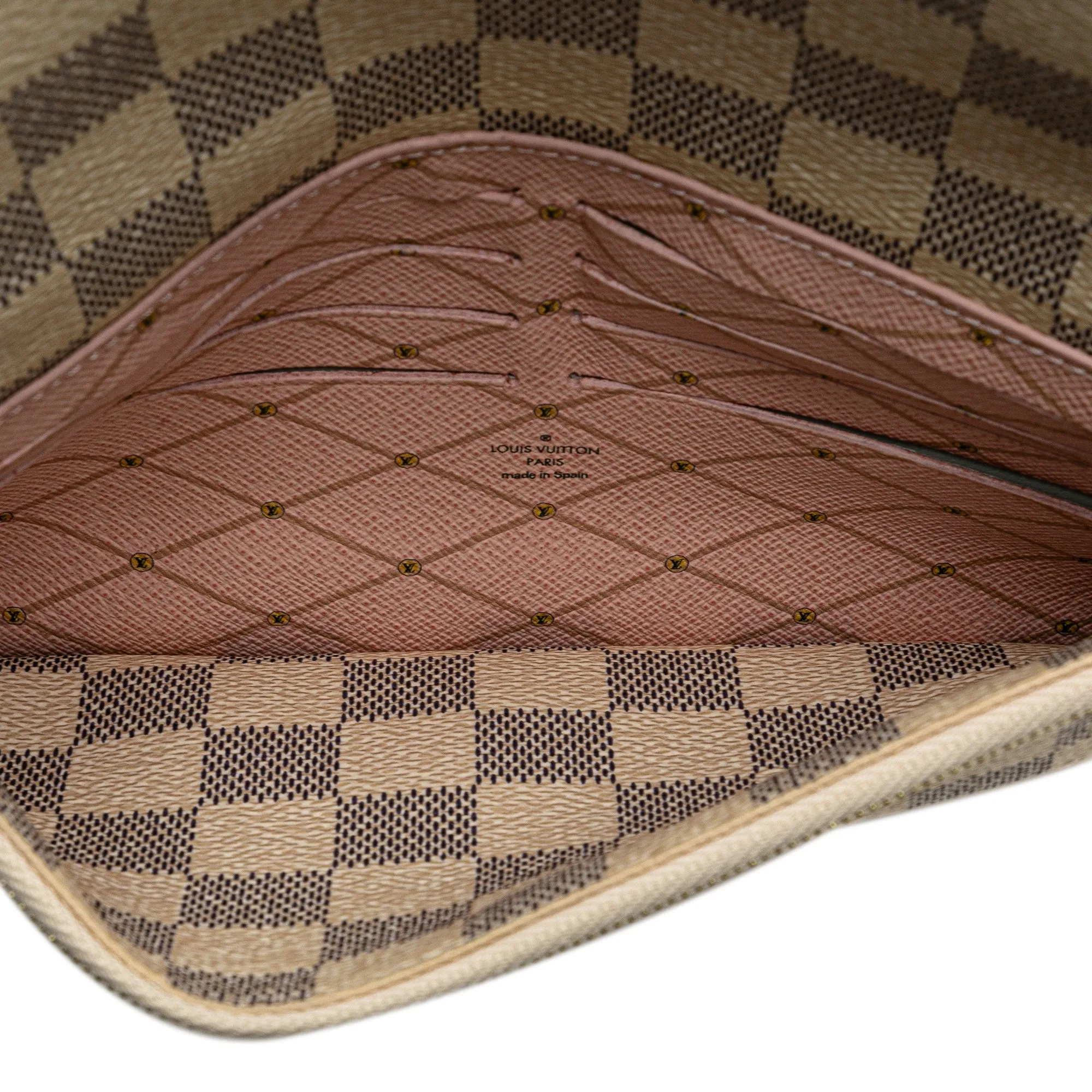 White Louis Vuitton Damier Azur Summer Trunks Pochette Weekend Crossbody Bag