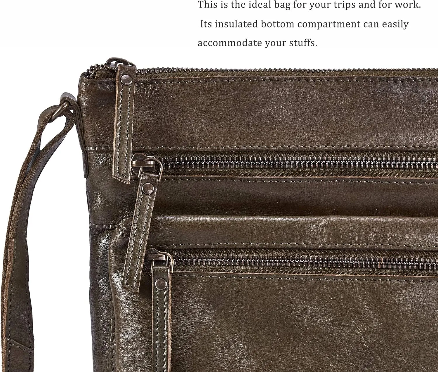 Wise Owl Accessories Small Crossbody Bags for Women Real Leather Purse Handbags Crossover Over the Shoulder Pocketbook