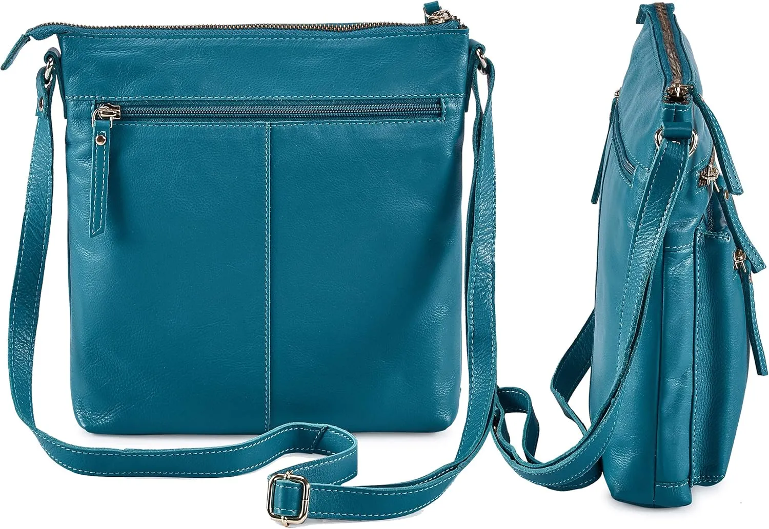 Wise Owl Accessories Small Crossbody Bags for Women Real Leather Purse Handbags Crossover Over the Shoulder Pocketbook