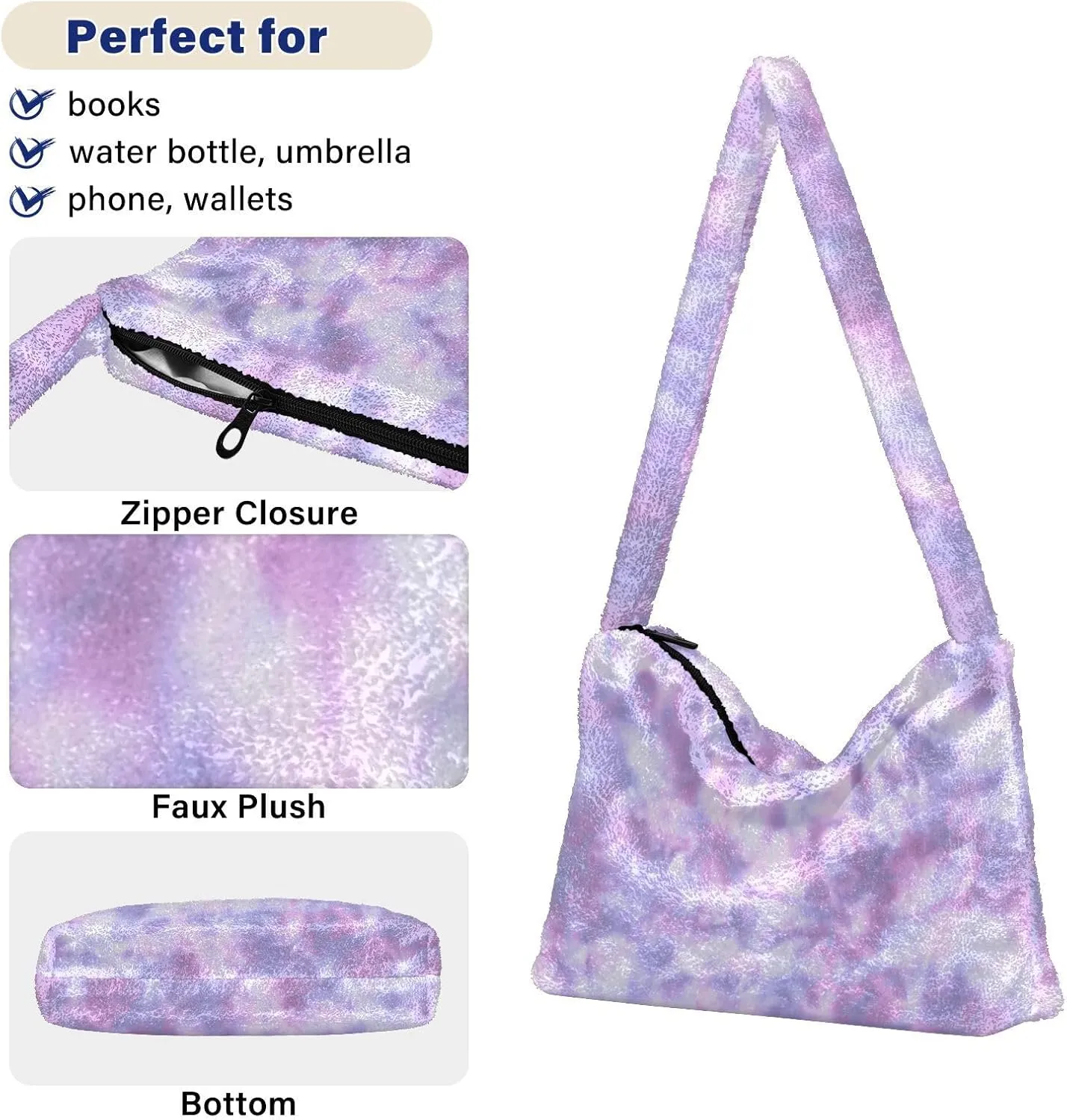 Women Boho Handbag Underarm Bag Tote Bag Shoulder Bag Crossbody Bag