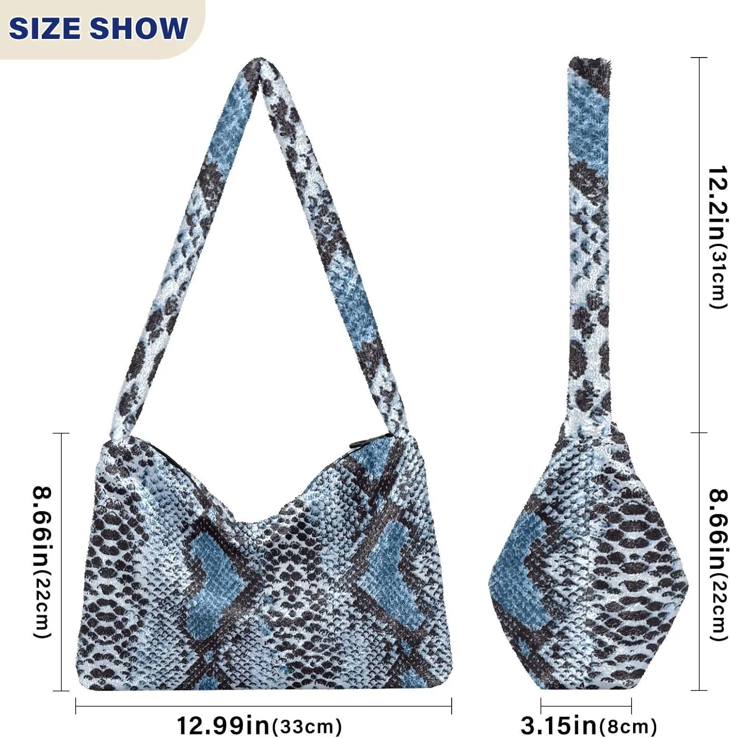 Women Boho Handbag Underarm Bag Tote Bag Shoulder Bag Crossbody Bag