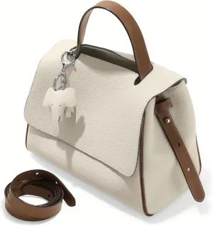 Women Handbag, Vintage Fashionable Versatile Tote Crossbody Leather Bag, Female Shoulder Bag Satchel Purse