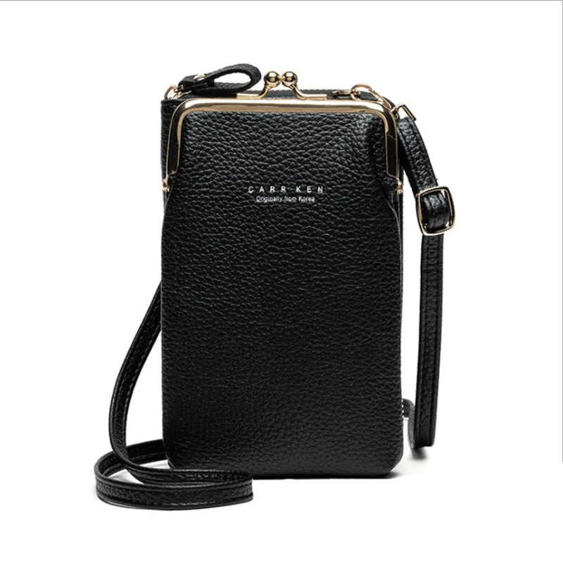 Women Mobile Phone Bag Pu Leather Purse Wallet Shoulder Small Pouch Crossbody Au