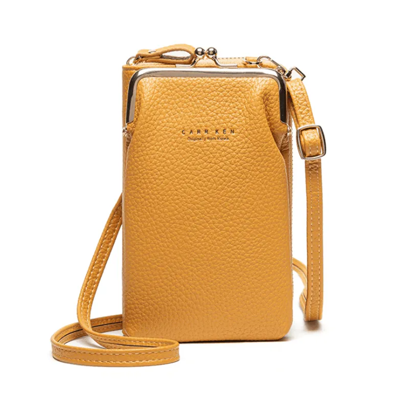 Women Mobile Phone Bag Pu Leather Purse Wallet Shoulder Small Pouch Crossbody Au