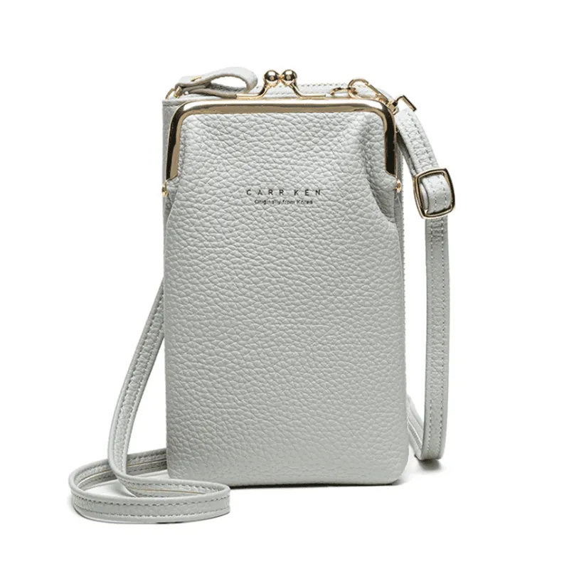 Women Mobile Phone Bag Pu Leather Purse Wallet Shoulder Small Pouch Crossbody Au