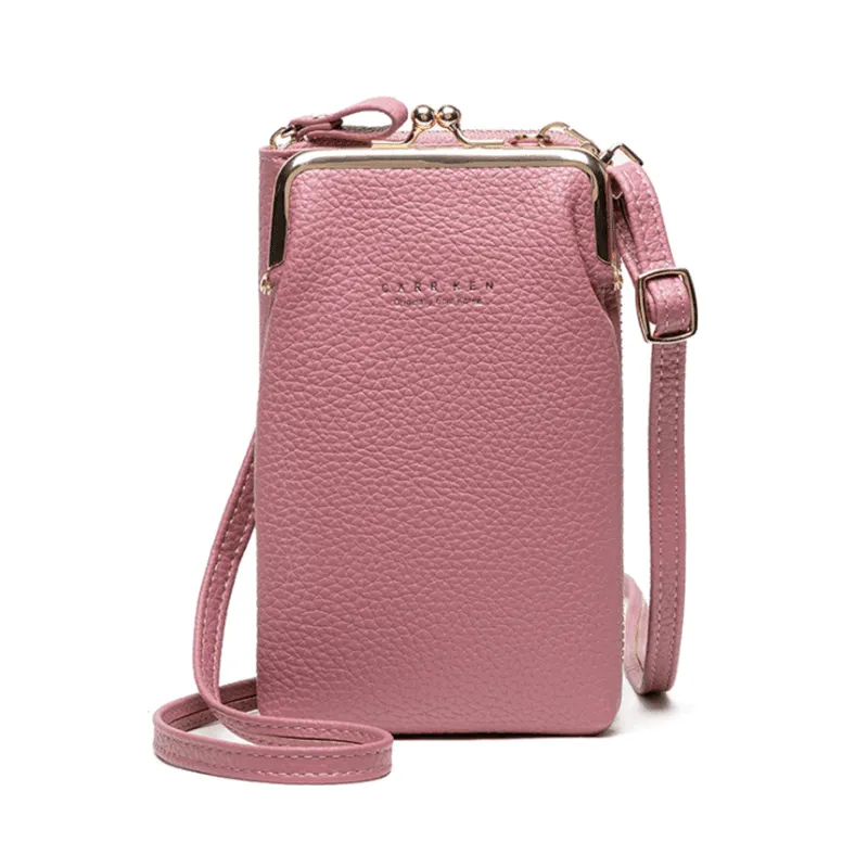 Women Mobile Phone Bag Pu Leather Purse Wallet Shoulder Small Pouch Crossbody Au