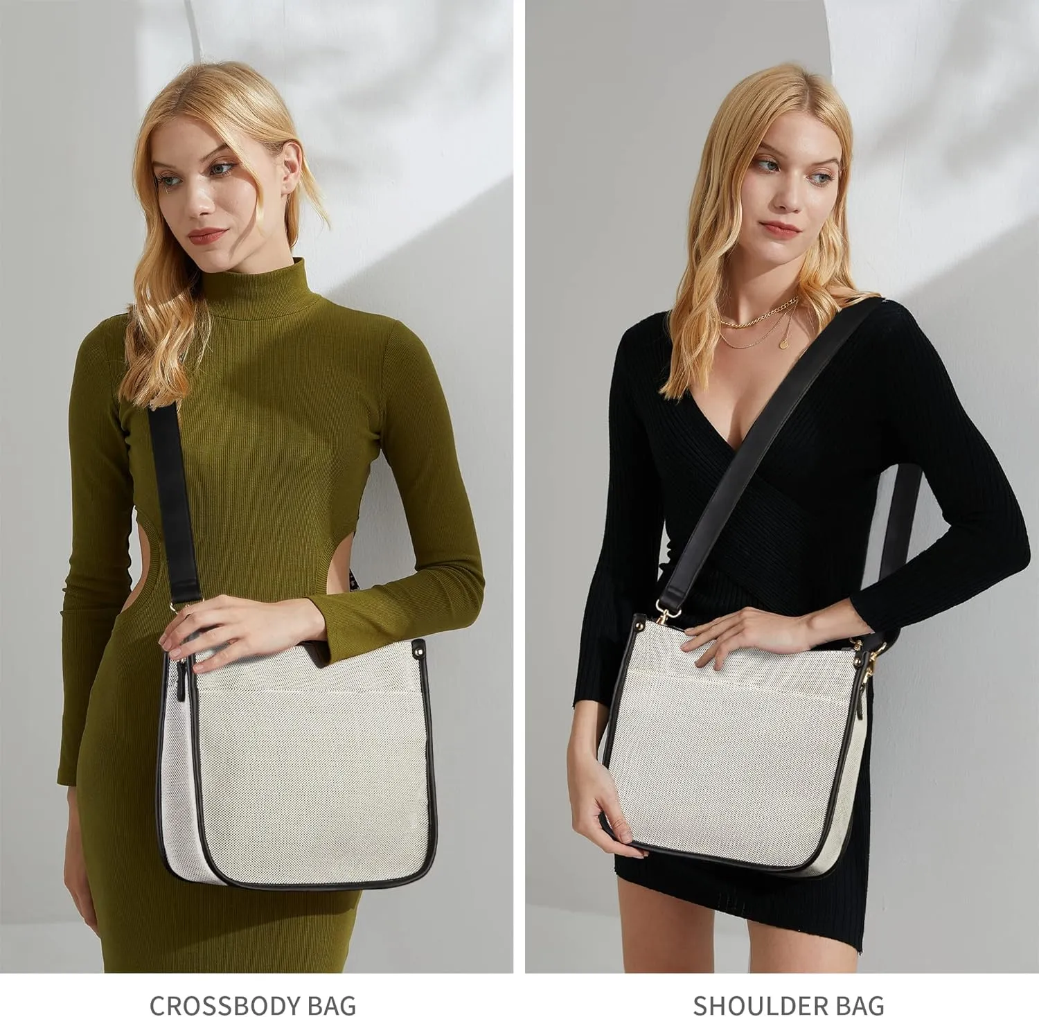 Women Shoulder Bag Vintage Crossbody Purse Handbag with Leopard Guitar Strap Hobo Bag