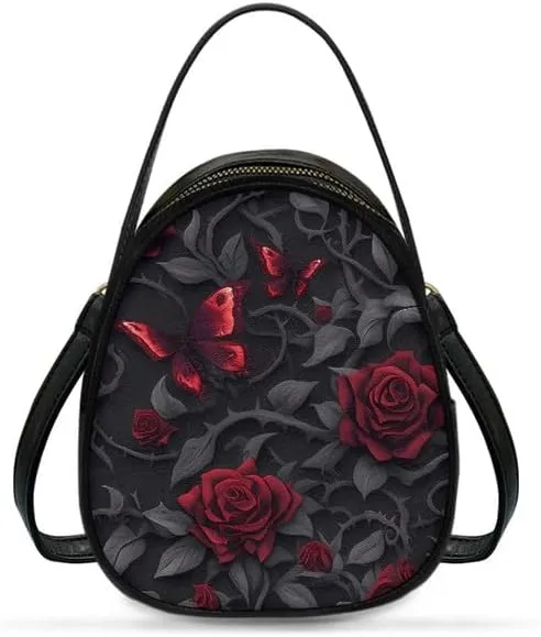 Women Travel Crossbody Cell Phone Purse, PU Leather Wallet Shoulder Bag Zipper Top Handle Handbag Multi Pocket