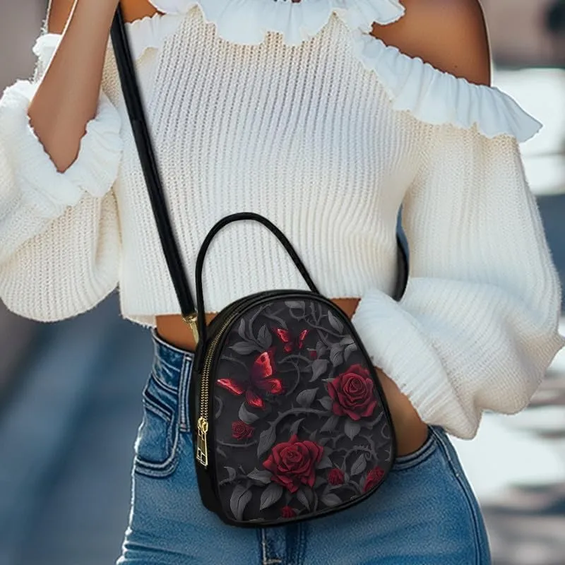 Women Travel Crossbody Cell Phone Purse, PU Leather Wallet Shoulder Bag Zipper Top Handle Handbag Multi Pocket