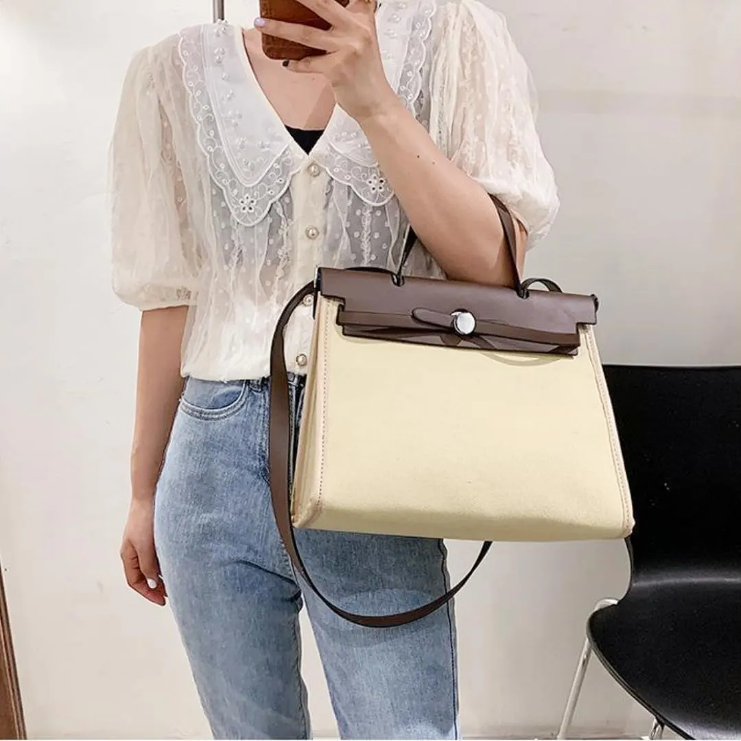 Women's Crossbody Bag with Free Zip Pouch - Adjustable Crossbody, Shoulder & Hand Carry Bag for Work,Gift